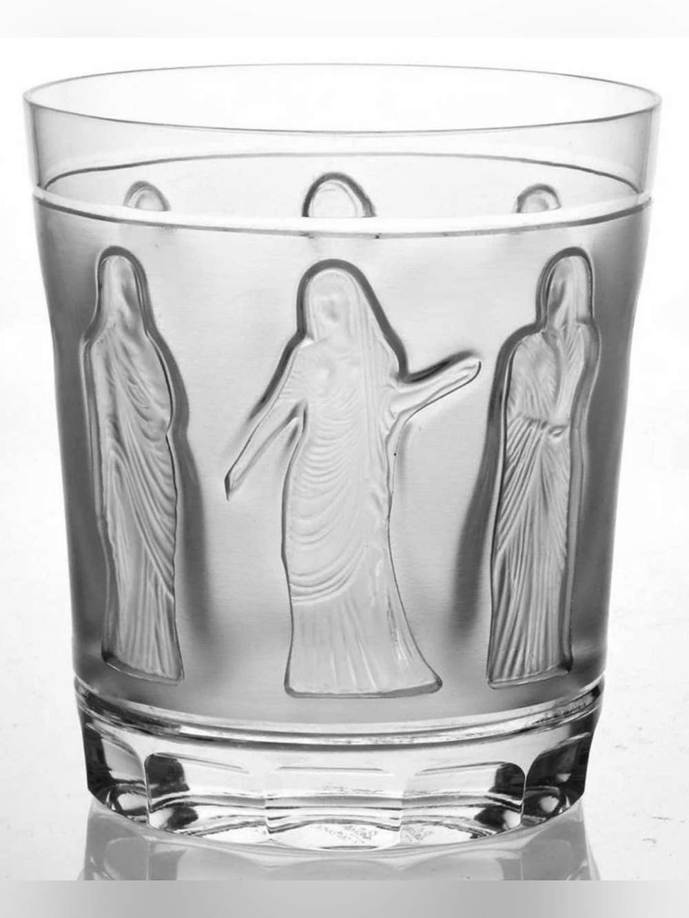 Lalique Crystal “Femmes Antiques" whisky tumblers (pair)